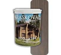 Лессирующая пропитка для древесины Kraskovar «Эко Лазурь», палисандр 9л 1219