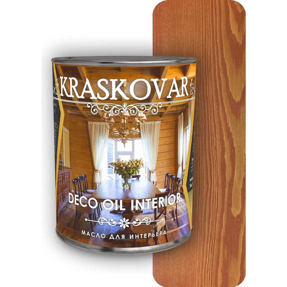 Масло для интерьера kraskovar deco oil interior