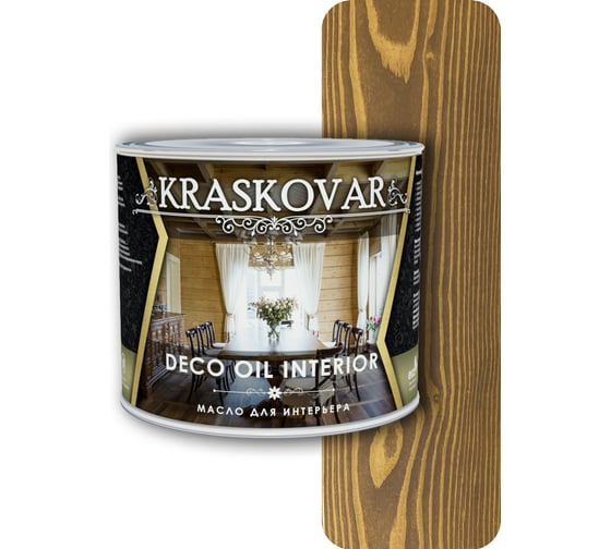 Масло для интерьера Kraskovar Deco Oil Interior можжевельник 2,2л 1111
