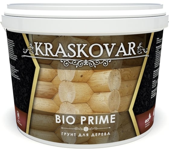 Грунт для дерева Kraskovar BioPrime 9л 1252