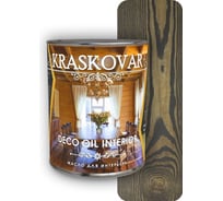 Масло для интерьера Kraskovar Deco Oil Interior эбеновое дерево 0,75л 1101