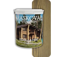 Лессирующая пропитка для древесины Kraskovar «Эко Лазурь», дуб 0,9л 1188