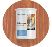 Лессирующая пропитка для древесины Kraskovar «Эко Лазурь», рябина 0,9л 1183
