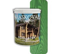 Лессирующая пропитка для древесины Kraskovar «Эко Лазурь», акация 0,9л 1192