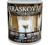 Масло для интерьера Kraskovar Deco Oil Interior зеленый 0,75л 1103