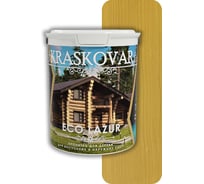 Лессирующая пропитка для древесины Kraskovar «Эко Лазурь», сосна 2л 1195