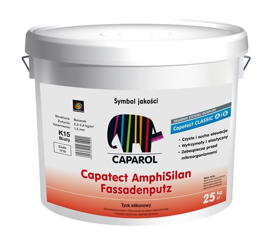 Штукатурка Capatect AmphiSilan Fassadenputz К15 25 кг CAPAROL 849780