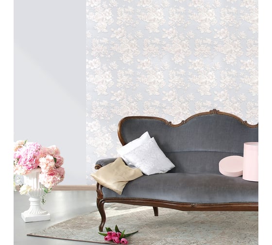 Обои флизелиновые Style Decor 1,06x10м Ренуар цветок 60654-04