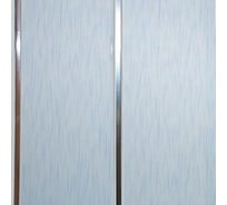 Вагонка DeKOR panel лак Соффито 2 Хром штрих голубой, 10 шт/уп 00-00004311