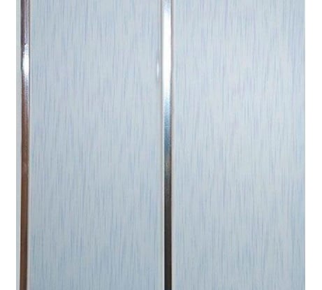 Вагонка DeKOR panel лак Соффито 2 Хром штрих голубой, 10 шт/уп 00-00004311