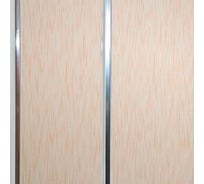 Вагонка DeKOR panel лак Соффито 2 Хром штрих персик, 10 шт/уп 00-00003741