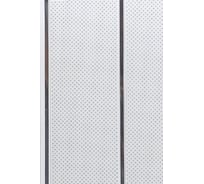 Вагонка DeKOR panel лак Соффито 2 Хром штрих точки, 10 шт/уп 00-00012455