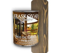 Масло для террас Kraskovar Deco Oil Terrace Палисандр 0,75 л 1123