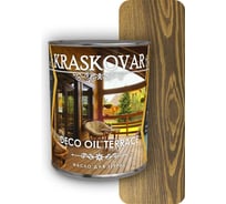 Масло для террас Kraskovar Deco Oil Terrace Орех 0,75 л 1124