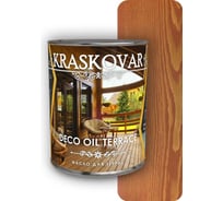 Масло для террас Kraskovar Deco Oil Terrace Махагон 0,75 л 1126