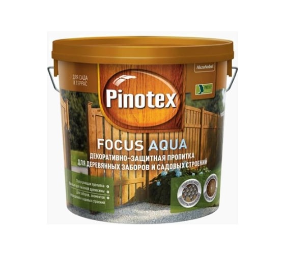 Пропитка для защиты деревянных заборов и садовых строений Pinotex FOCUS AQUA (палисандр; 0,75 л) 5255608