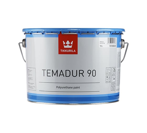 Полиуретановая краска TIKKURILA INDUSTRIAL ТЕМАДУР 90 TAL 2,25л 11572210330 1