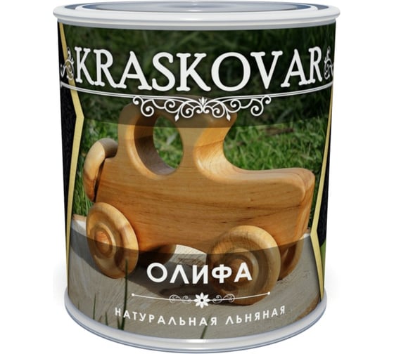 Натуральная олифа Kraskovar 0,75 л 1177