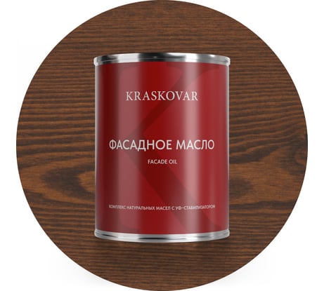 Масло фасадное Kraskovar Миндаль 0,75л 1233