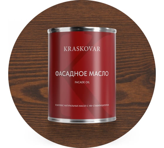 Масло фасадное Kraskovar Миндаль 0,75л 1233