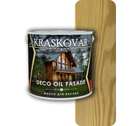 Масло для фасада Kraskovar Deco Oil Fasade Бесцветный 5 л 1167