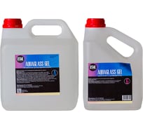 Универсальная эпоксидная смола для рисования РУ-СМОЛА AquaGlass GEL 6000 грамм AQgel6000