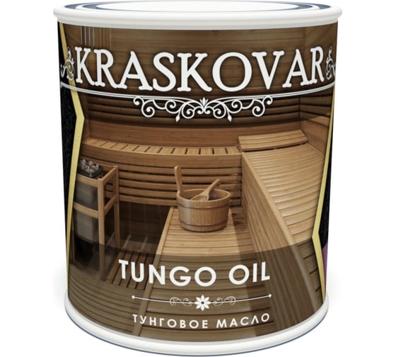 Тунговое масло для древесины Kraskovar Tungo Oil 0,75 л 1247