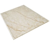 Панели ПВХ DeKOR ламинированные Мрамор капучино 1сорт, 6 шт/уп panel УТ-00092851