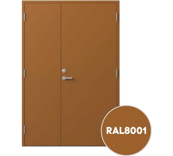Грунт-эмаль 3 в 1 KOVALI матовая Охра коричневая RAL 8001 (2,4кг) kov3.2.5.C.8001.2.4mat