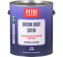 Полиуретановый лак Petri Dream Boat на водной основе полуматовый PC49001