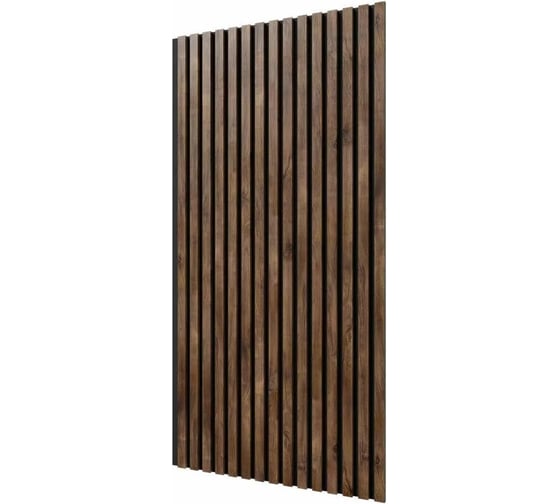 Акустические стеновые панели Cosca Decor 1200x600x19 мм, черный войлок, рейки МД 00-00074685 1