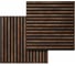 Акустические стеновые панели Cosca Decor 600x600x19 мм, черный войлок, рейки МДФ 00-00074608 3