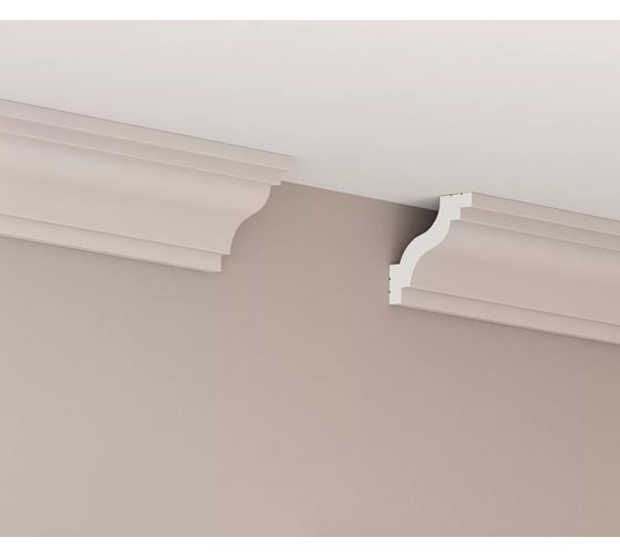Карниз Cosca Decor потолочный плинтус KX034, 40x41, 2000мм, Экополим 00-00070880