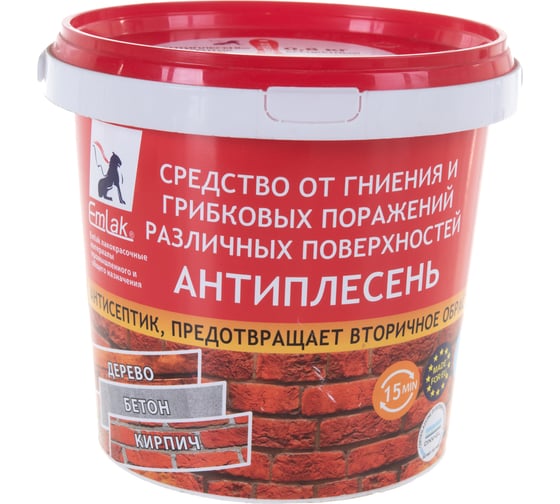 Пропитка ЭМЛАК Антиплесень /б/цв./0,8кг 4631136911463