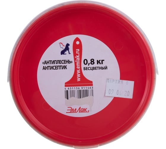 Пропитка ЭМЛАК Антиплесень /б/цв./0,8кг 4631136911463
