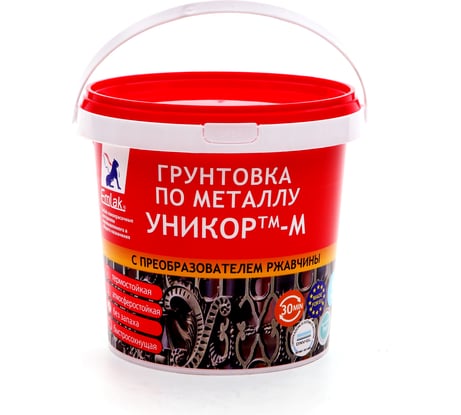 Грунтовка Эмлак Уникор красно-коричневый 1,2 кг 4607014470025