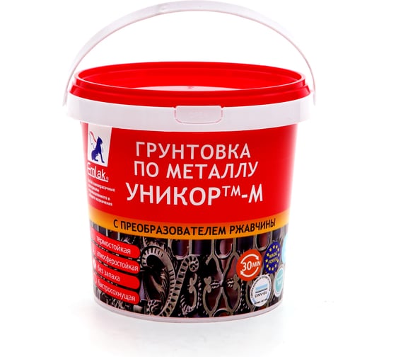Грунтовка Эмлак Уникор красно-коричневый 1,2 кг 4607014470025