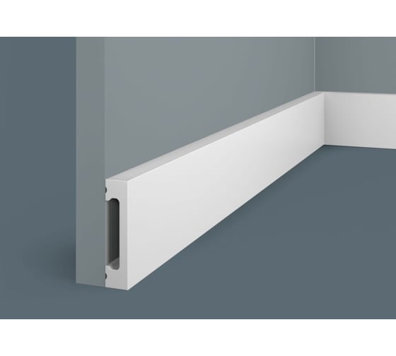 Плинтус Cosca Decor 65x15x2000 мм, SoftTouch, бежевый PX050-040 00-00073006 1