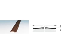 Порог-стык для пола Мир Профиля АПС 003. 900-36 (дуб черный) Х1687