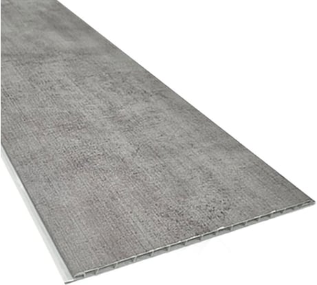 Панели DeKOR panel ПВХ ламинированные Бетон 1сорт, 6 шт/уп 00-00060165