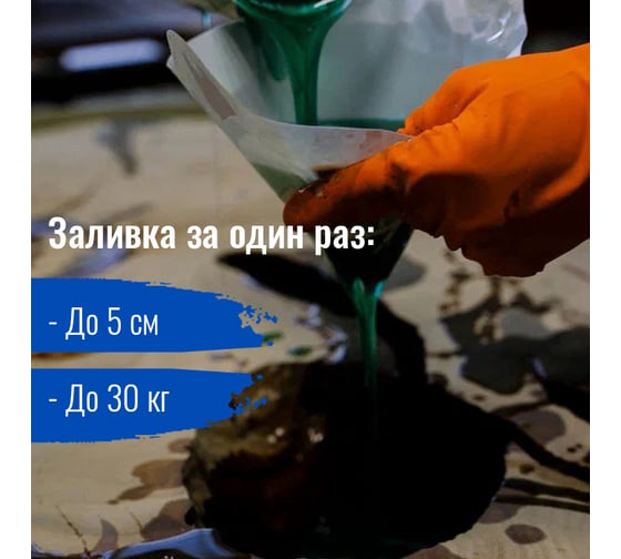 Эпоксидная смола для заливки толстых слоев РУ-СМОЛА MONOLIT 3 кг MN3000