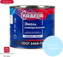 Эмаль KRAFOR ПФ-115 светло-голубая 1,8 кг 6 26050