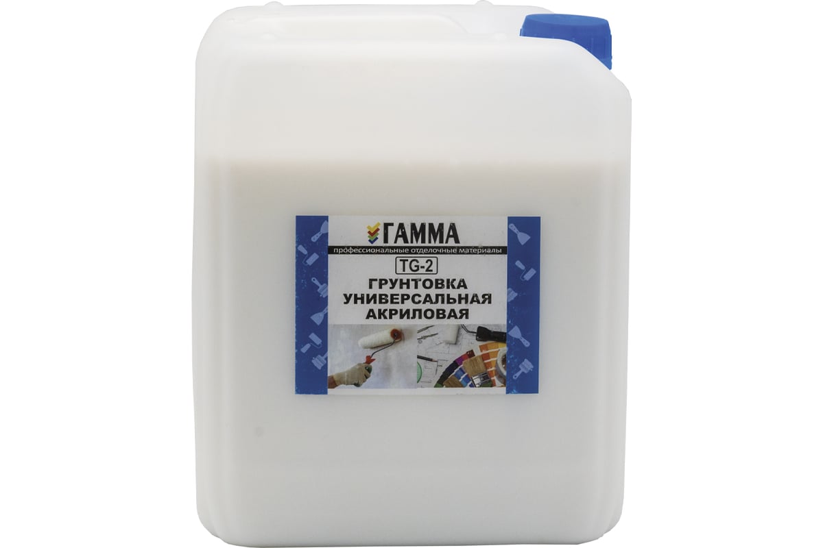 Универсальная грунтовка ГАММА 5 л 1/96 48251 - выгодная цена, отзывы ...