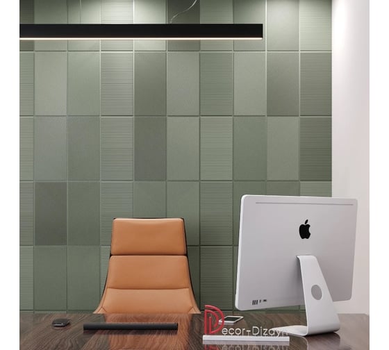 Панель стеновая Decor-Dizayn ударопрочная, влагостойкая под покраску 200x10x3000мм DD925 3m