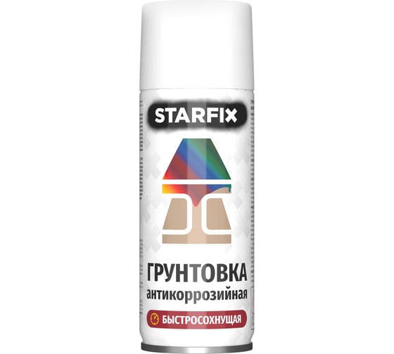 Грунтовка антикоррозийная STARFIX белый 520 мл 9003 SM-38633-1 1