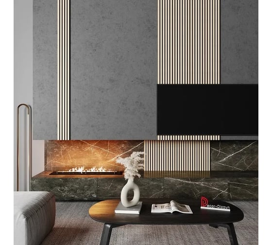 Панель стеновая Decor-Dizayn Грани ударопрочная, влагостойкая, цветная, под натуральную древесину 240x13x3000 мм 916-63SH