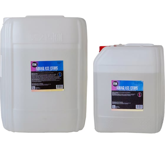 Низковязкая эпоксидная смола для творчества РУ-СМОЛА AquaGlass Citrus 15 кг AQ15000