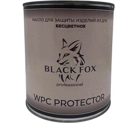 Масло для террасной доски ДПК Black Fox WPC Protector 2,5 л прозрачное BF25T
