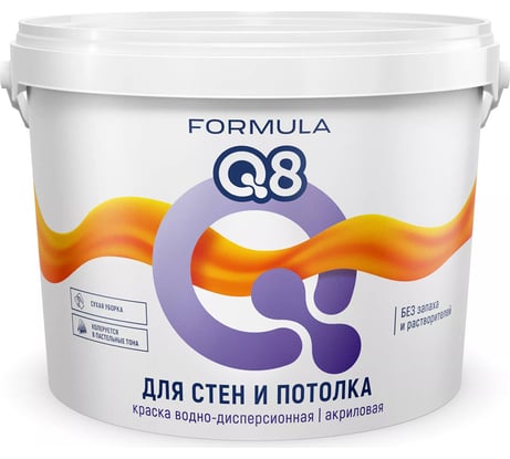 Интерьерная краска ПРЕСТИЖ водно-дисперсионная 5 КГ 3 FORMULA Q8 50112