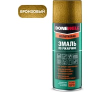 Молотковая эмаль по ржавчине DONEWELL бронзовая 520 мл DW-3006